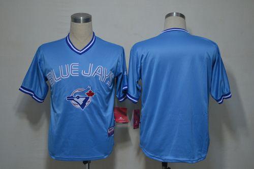 Blue Jays Blank Light Blue Stitched MLB Jersey - Click Image to Close